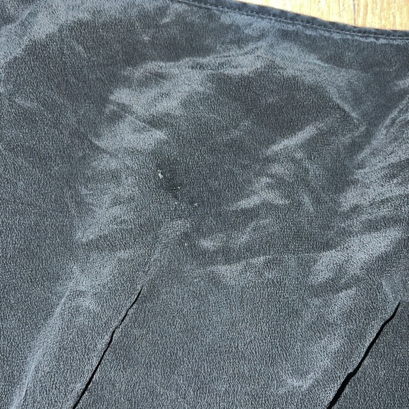 Charlie Jade dark grey silk romper with one sleeve - Picture 3 of 3